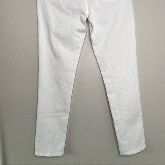Adriano Goldschmied White The Prima Mid Rise Cigarette Jeans  31R - Picture 9 of 11